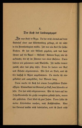 108-116, X. Der Koch des Landungszuges