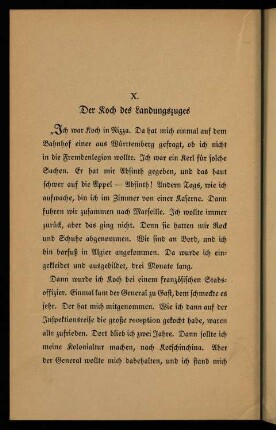 108-116, X. Der Koch des Landungszuges
