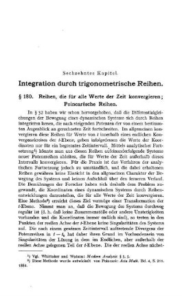 Sechzehntes Kapitel. Integration durch trigonometrische Reihen.