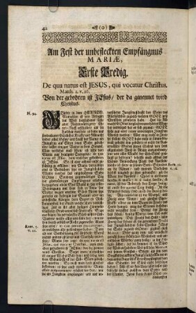 42-55, Am Fest der unbefleckten Empfängnus Mariae