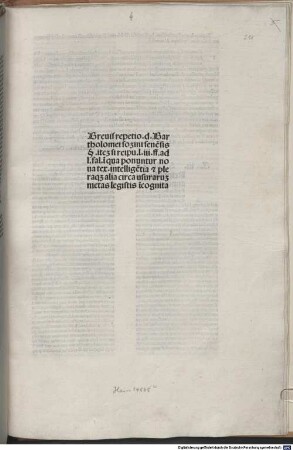 Repetitio paragraphi 'Item si rei publicae' (Dig.35,2,3,2) : mit Gedicht an den Autor von Philippus Beroaldus dem Jüngeren. Mit Widmungsbrief des Autors an Hieronymus Pallavicinus
