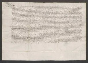 Schuldbrief des Bischofs Philipp von Speyer gegenüber dem Allerheiligen-Stift zu Speyer über 1200 Gulden zu 4 Prozent.