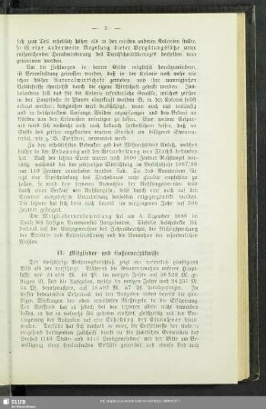 II. Mitglieder- und Kassenverhältnisse