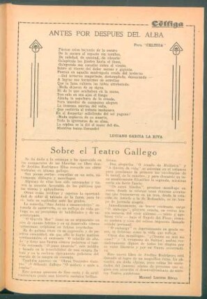 Sobre el Teatro Gallego