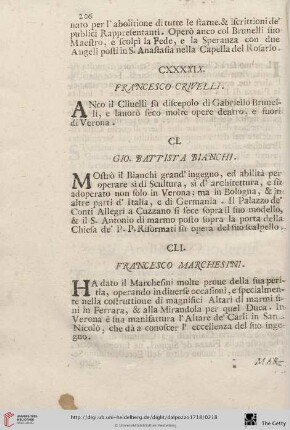 [CLI. Francesco Marchesini – CLX. Paolo Salvetti]