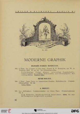 Moderne Graphik (Nr. 593-864)