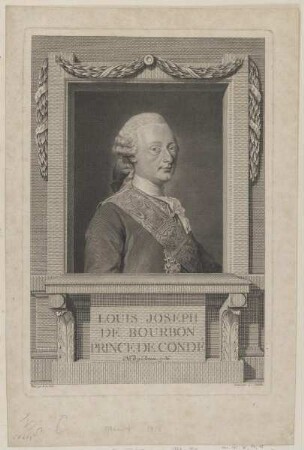 Bildnis des Louis Joseph de Bourbon