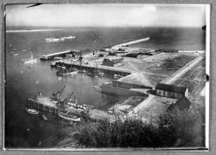 Helgoland, Blick auf den Hafen