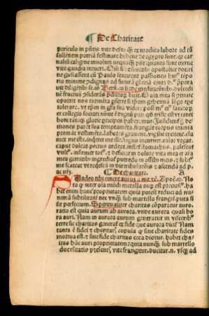 De charitate.