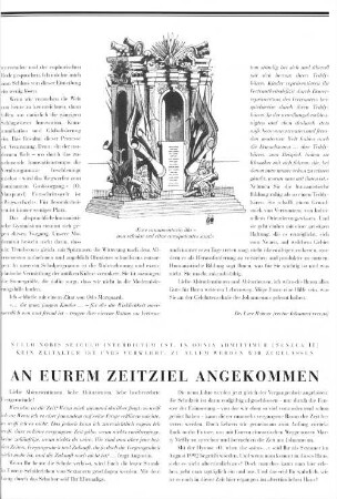 An eurem Zeitziel angekommen