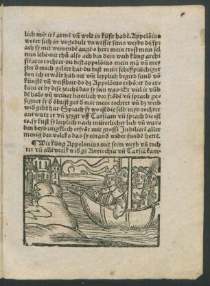 Wie küng Appolonius mit seim weyb und tochter und allen volck wider gen Antiochia und Tarsiam kam.