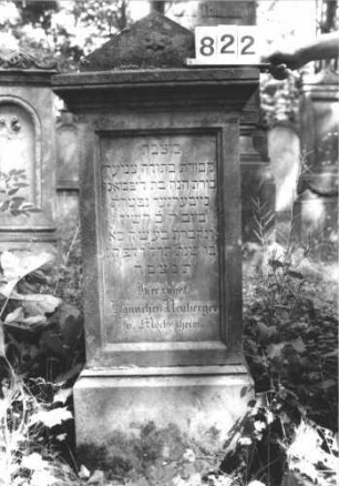Grabstein 822
