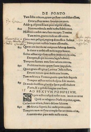Ad Sextum Pompeium.