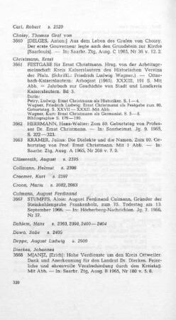 XII. Personen- und Familiengeschichte, Biographien