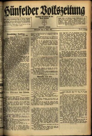 Ausgabe vom Mittwoch, den 08. Juni 1921.
