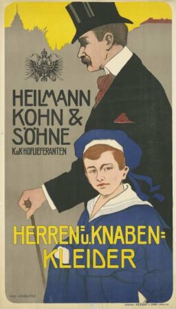 Heilmann Kohn & Söhne. Herren- und Knaben-Kleidung