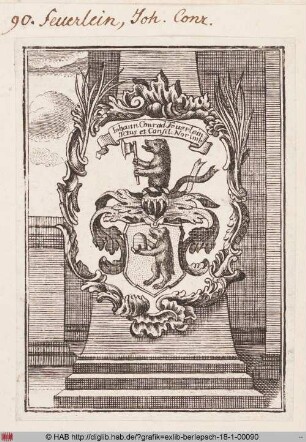 Wappen des Johann Conrad Feuerlein
