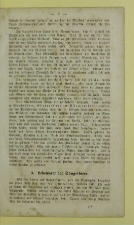 3. Lebensart der Säugethiere