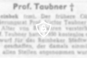 Prof. Taubner +