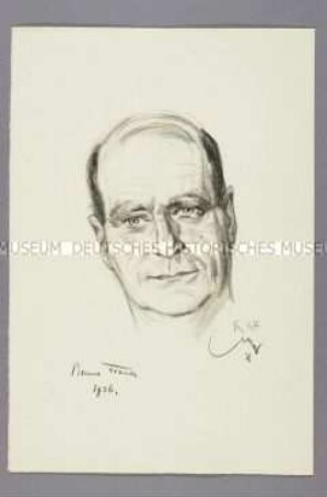 Bildnis des Schriftstellers Bruno Frank