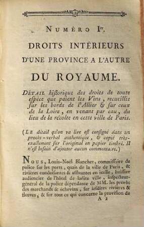 Objets proposés à l'Assemblée des Notables, 2. Impôts onéreux au roi et à son peuple, préjudices qu'ils causent, pertes qu'ils entraînent