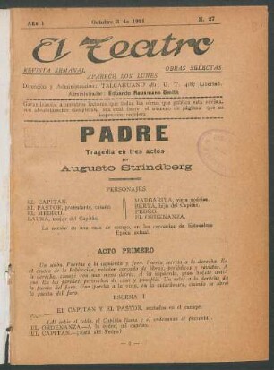 1921002700: Padre : tragedia en tres actos