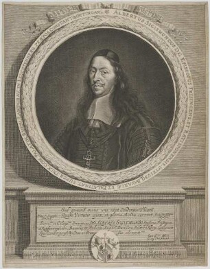 Bildnis des Albertus Sigismundus D. G. Episcopus Frisingens. et Ratisponensis
