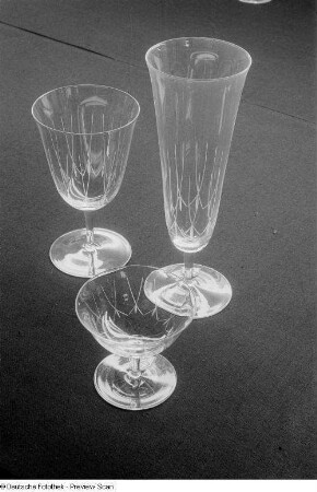 Sekt-, Schnaps- und Weinglas
