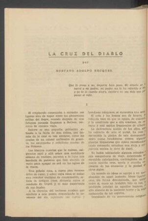 La cruz del diablo