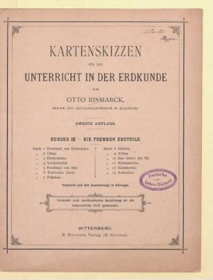 Kursus 3: Die fremden Erdteile
