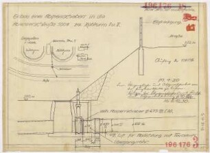 Einbau eines Absperrschiebers, Lageplan