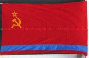 Flagge der Sozialistischen Sowjetrepublik Kasachstan