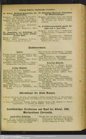 Landständisches Direktorium und Bank des Königl. sächs. Markgrafthums Oberlausitz