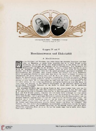 A. Maschinenwesen