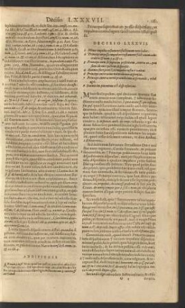 Decisio LXXXVII.