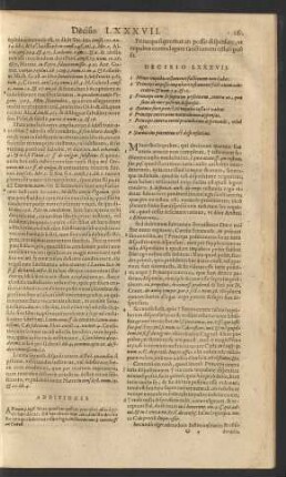 Decisio LXXXVII.