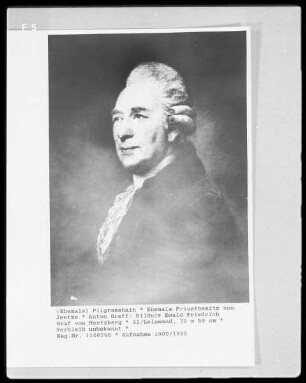 Bildnis Ewald Friedrich Graf von Hertzberg