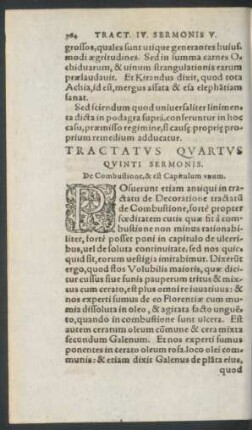 Tractatus Quartus Quinti Sermonis.