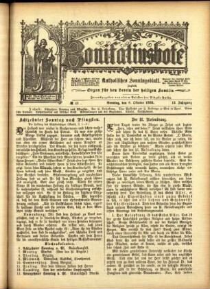 Ausgabe vom Sonntag, den 06. Oktober 1895.