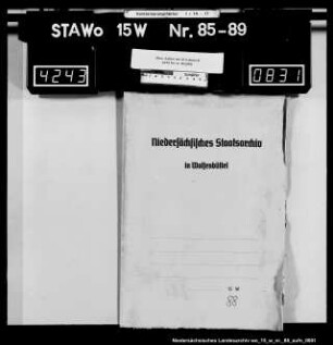 Kaiserliche Domänengefälle im Amt Gebhardshagen