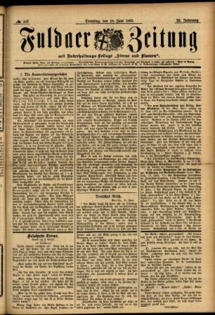 Ausgabe vom Dienstag, den 18. Juni 1895.