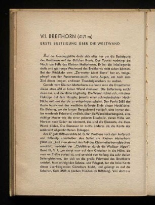 VII. Breithorn (4171 m)