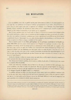 Des modulations