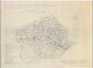 Friedhof, Gotenhafen: Vorentwurf Wegeplan 1:2000