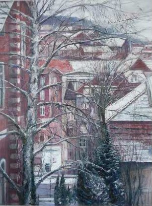 Blick aus der Luisenstraße 5, Eisenach´10