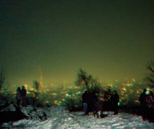 Annaberg, Silvester 1995, vom Schreckenberg aus