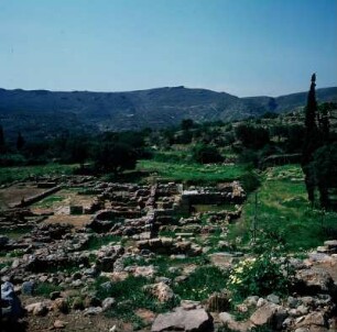 Kato Zakros. Palast. Mittelhof und Westareal