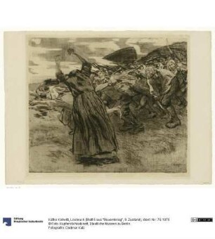 Losbruch (Blatt 5 aus "Bauernkrieg", 9. Zustand)