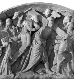 Grabmal des Domdekans Nikolaus Burgmann — Kreuztragung Christi