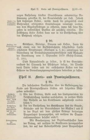 Theil II. Kreis- und Provinzialsteuern.